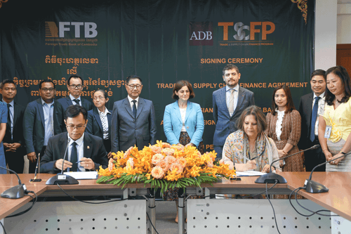 ADB, FOREIGN TRADE BANK of CAMBODIA PARTNER TO SUPPORT MSMES THROUGH TRADE AND SUPPLY CHAIN FINANCE IN CAMBODIA