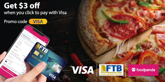 Get US$3 off when you click to pay with FTB Visa Debit Card