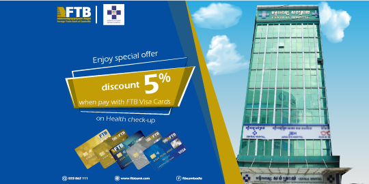 Enjoy special offer 	5% on Health check-up