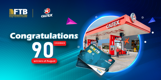 Winners for FTB Caltex Co-Branded CashCard Campaign for August 2023
