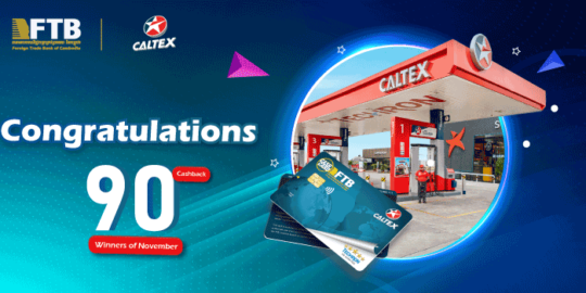 Winners for FTB Caltex Co-Branded CashCard Campaign for November 2023