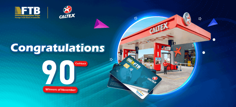 Winners for FTB Caltex Co-Branded CashCard Campaign for November 2023