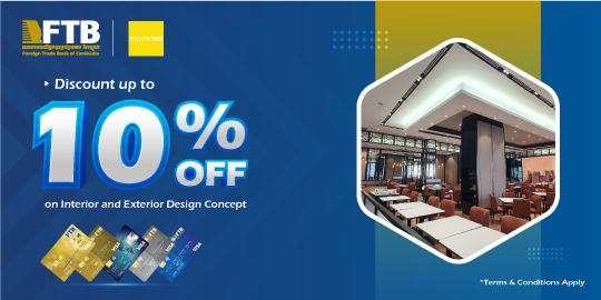Enjoy special discount at YELLOW TREE INTERIOR up to 10% on Interior and Exterior Design Concept