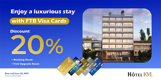 Enjoy 20% discount at Hotel KVL