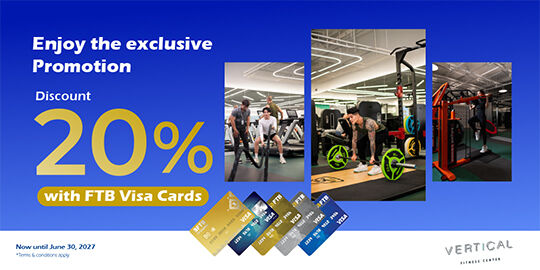 Enjoy 20% discount at Vertical Fitness Center
